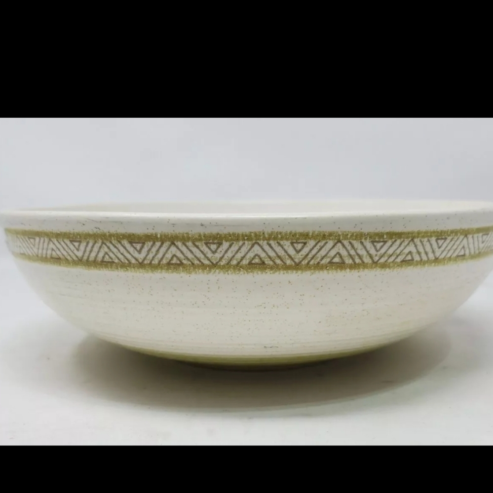 Vintage Franciscan Earthenware Hacienda Green 9" Serving Bowl